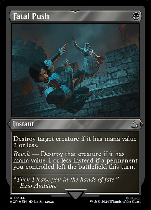Fatal Push - Assassin's Creed Uncommon Card
