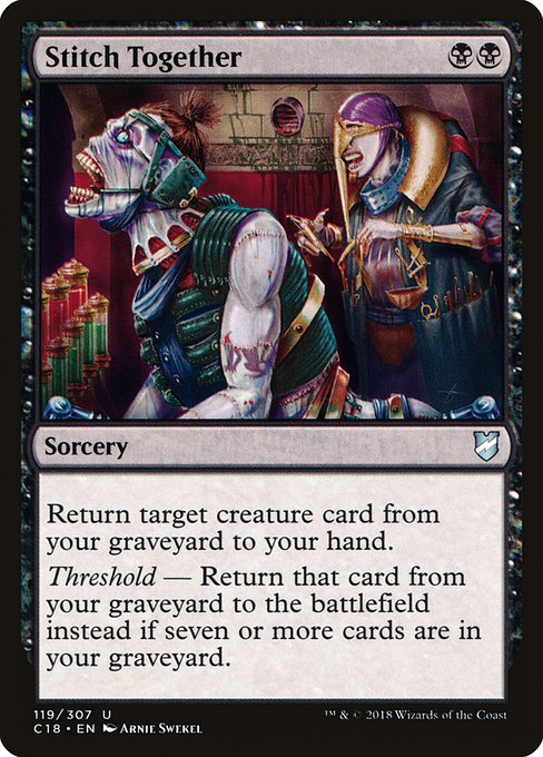 Stitch Together - Commander 2018 Uncommon Card