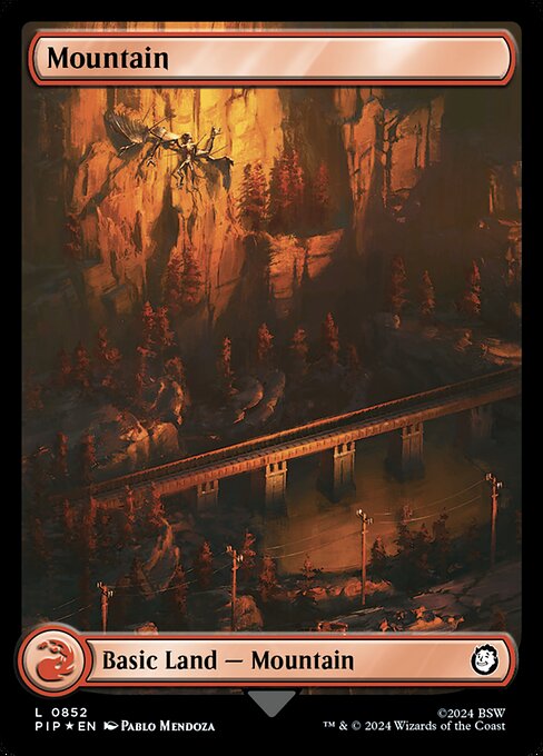 Mountain - Fallout Common Card