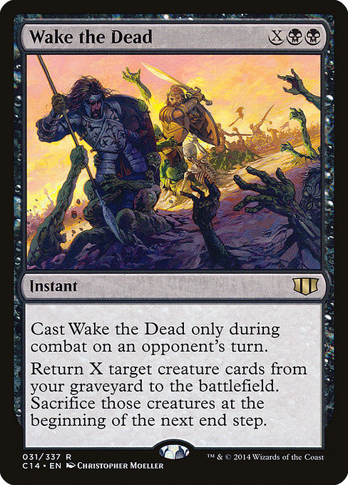 Wake the Dead - Commander 2014 Rare Card