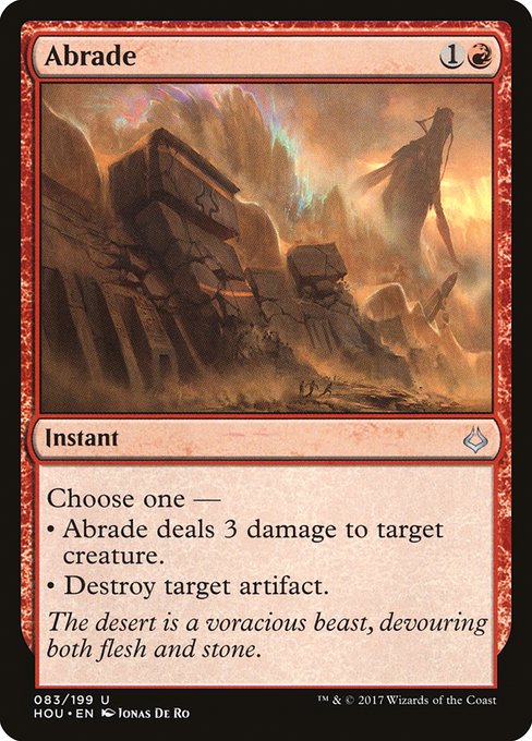 Abrade - Hour of Devastation Uncommon Card