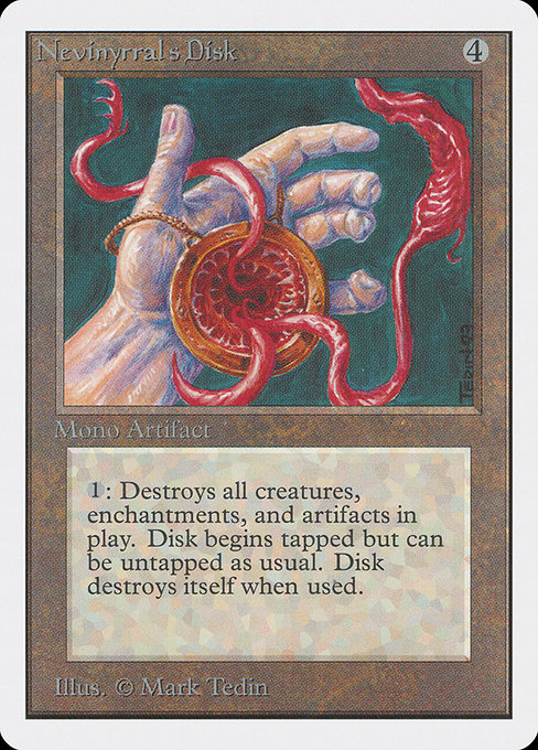 Nevinyrral's Disk - Unlimited Edition Rare Card