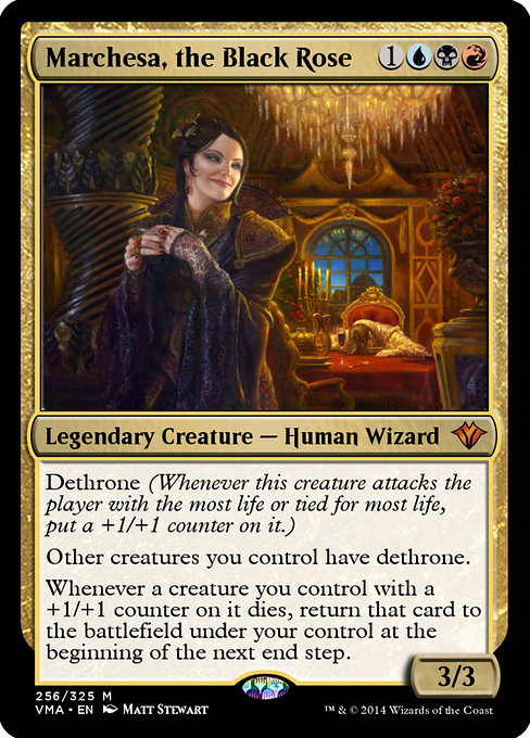 Marchesa, the Black Rose - Vintage Masters Mythic Card