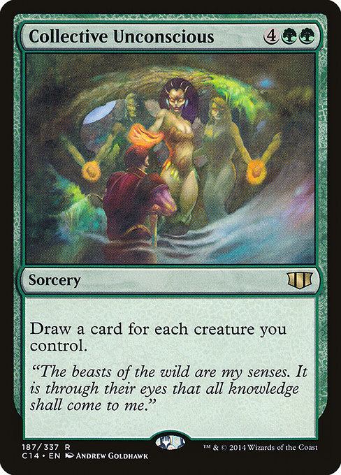 Collective Unconscious - Commander 2014 Rare Card