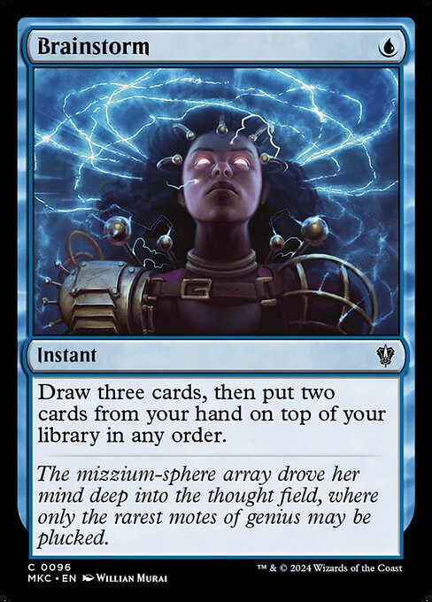 Brainstorm - Murders at Karlov Manor Commander Common Card