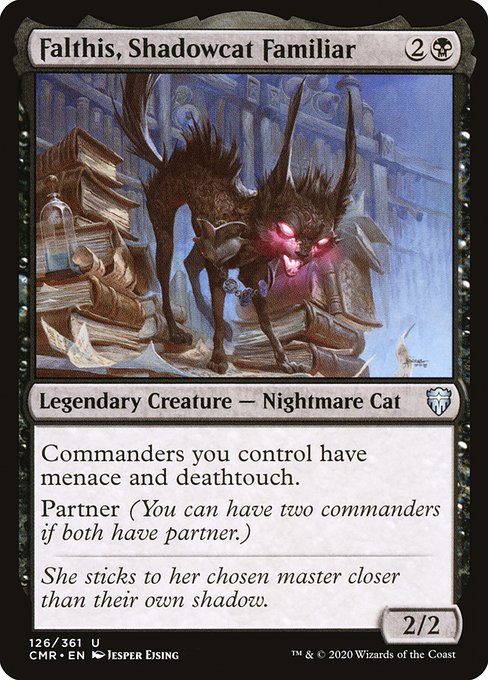 Falthis, Shadowcat Familiar - Commander Legends Uncommon Card