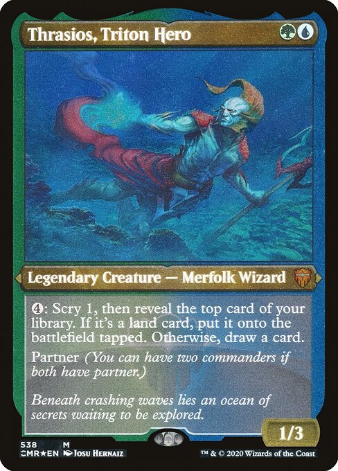 Thrasios, Triton Hero - Commander Legends Mythic Card