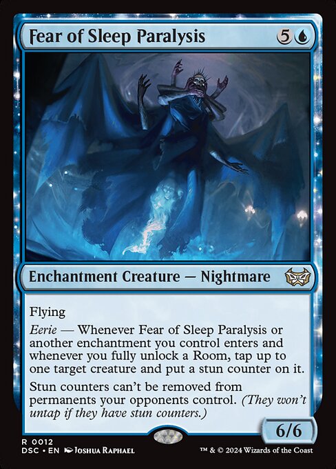 Fear of Sleep Paralysis - Duskmourn: House of Horror Commander Rare Card