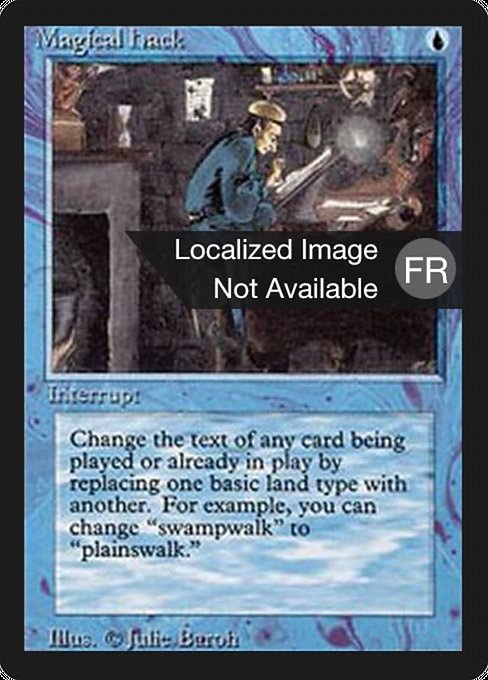 Magical Hack - Foreign Black Border Rare Card