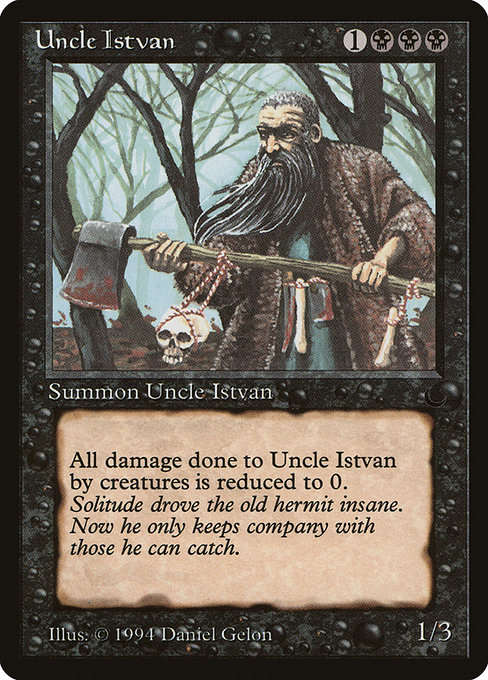Uncle Istvan - The Dark Uncommon Card