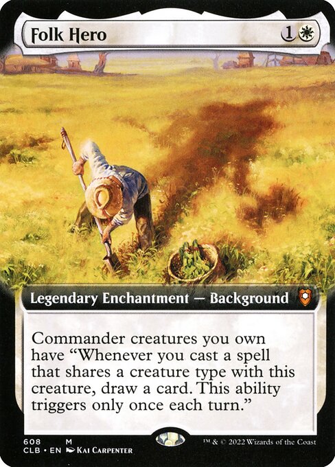 Folk Hero - Commander Legends: Battle for Baldur's Gate Mythic Card