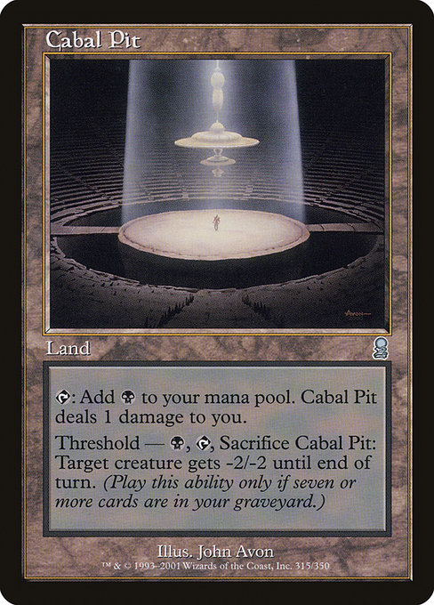 Cabal Pit - Odyssey Uncommon Card