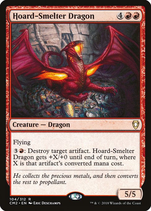 Hoard-Smelter Dragon - Commander Anthology Volume II Rare Card
