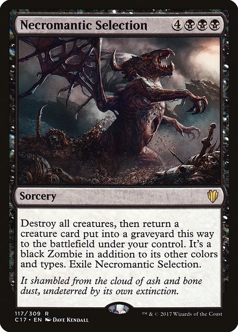 Necromantic Selection - Commander 2017 Rare Card