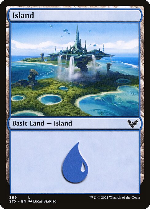 Island - Strixhaven: School of Mages Common Card