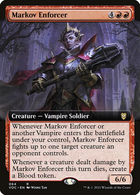 Markov Enforcer - Crimson Vow Commander Rare Card