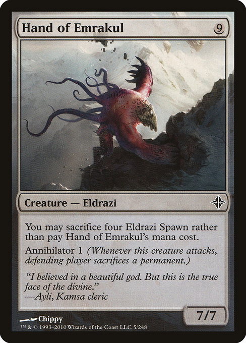 Hand of Emrakul - Rise of the Eldrazi Common Card