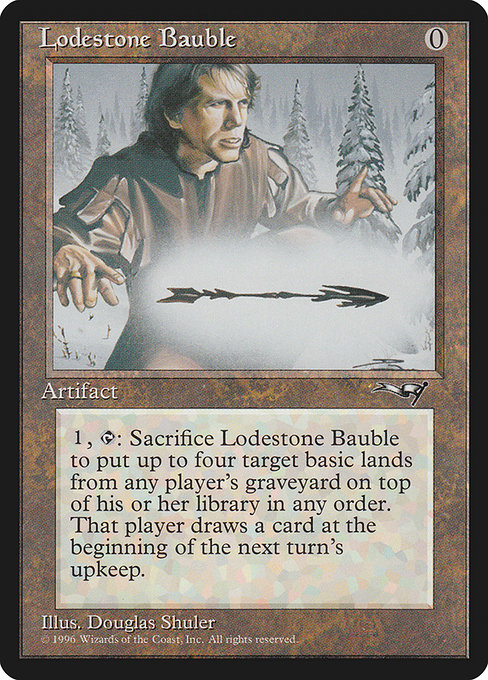 Lodestone Bauble - Alliances Rare Card