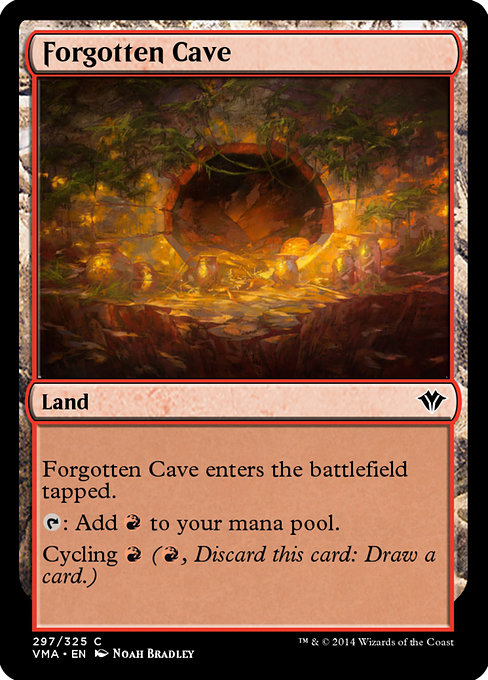 Forgotten Cave - Vintage Masters Common Card