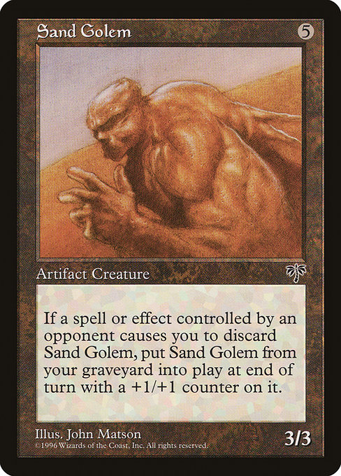 Sand Golem - Mirage Uncommon Card