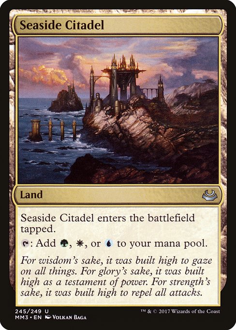 Seaside Citadel - Modern Masters 2017 Uncommon Card