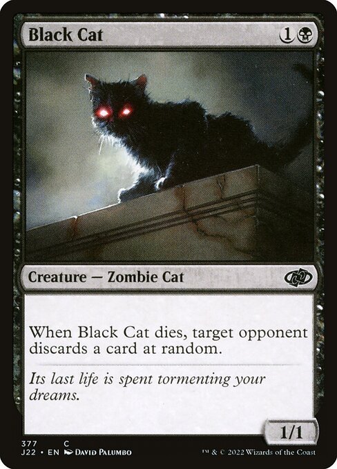 Black Cat - Jumpstart 2022 Common Card