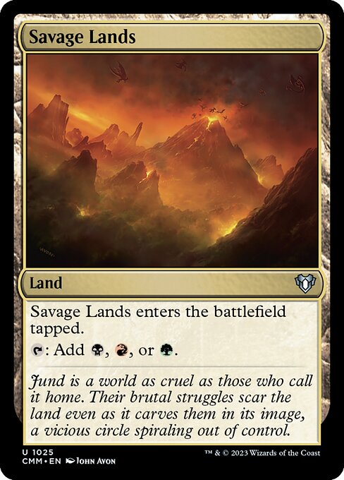 Savage Lands - Commander Masters Uncommon Card
