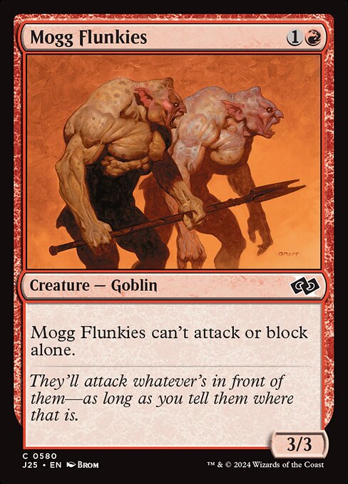 Mogg Flunkies - Foundations Jumpstart Common Card
