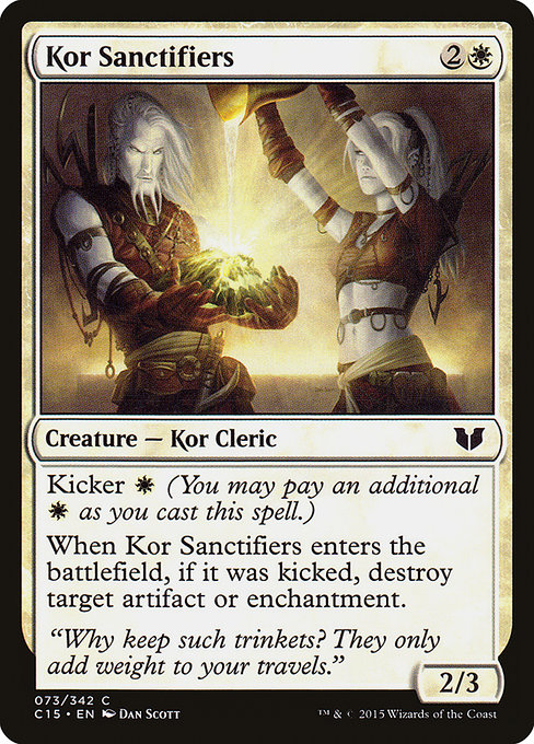 Kor Sanctifiers - Commander 2015 Common Card