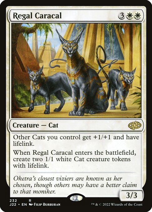 Regal Caracal - Jumpstart 2022 Rare Card