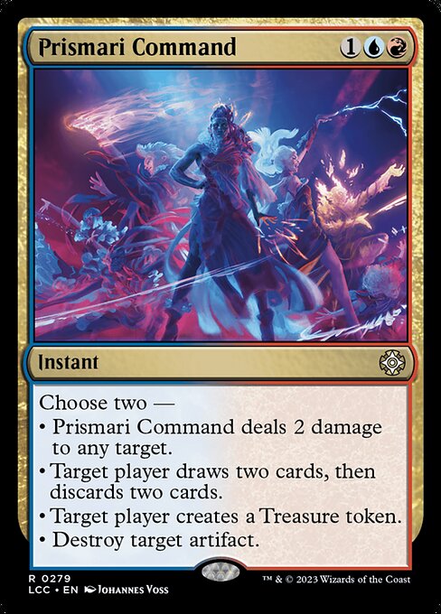 Prismari Command - The Lost Caverns of Ixalan Commander Rare Card