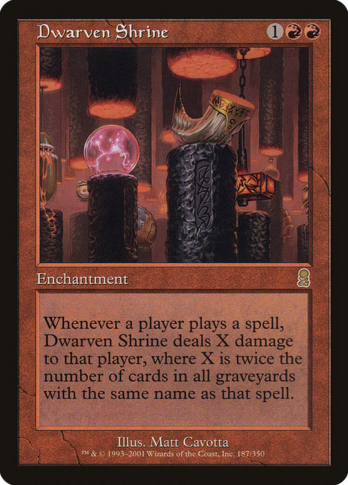 Dwarven Shrine - Odyssey Rare Card