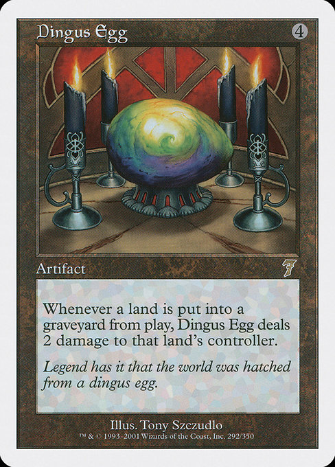 Dingus Egg - Seventh Edition Rare Card
