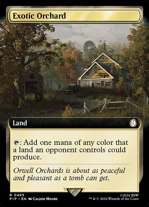 Exotic Orchard - Fallout Rare Card