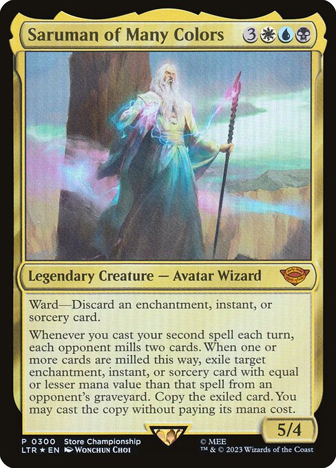 Saruman of Many Colors - The Lord of the Rings: Tales of Middle-earth Mythic Card
