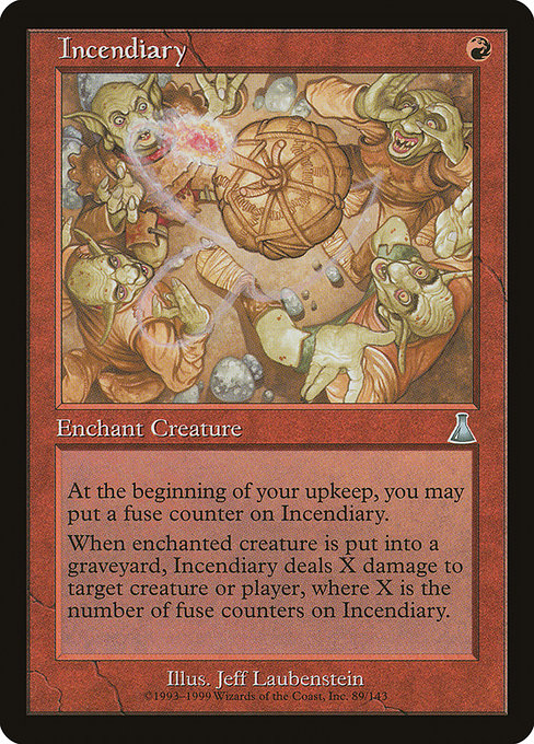 Incendiary - Urza's Destiny Uncommon Card