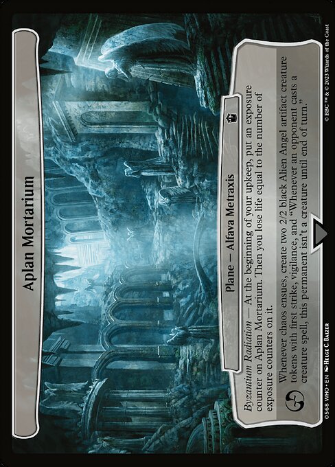 Aplan Mortarium - Doctor Who Common Card