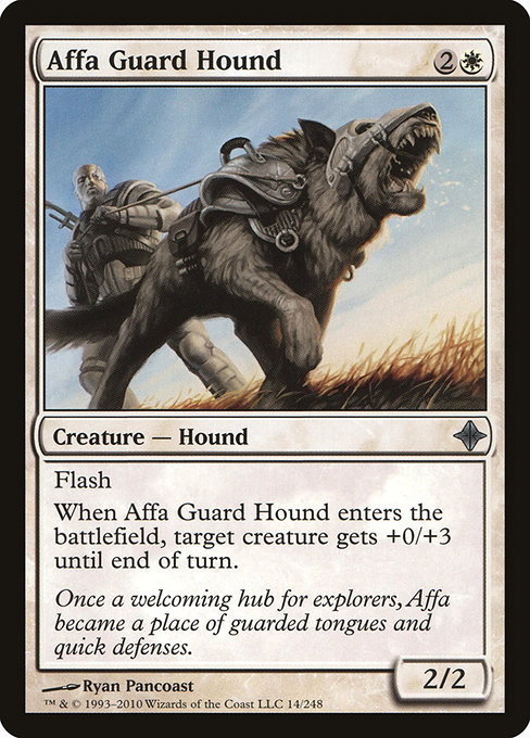 Affa Guard Hound - Rise of the Eldrazi Uncommon Card