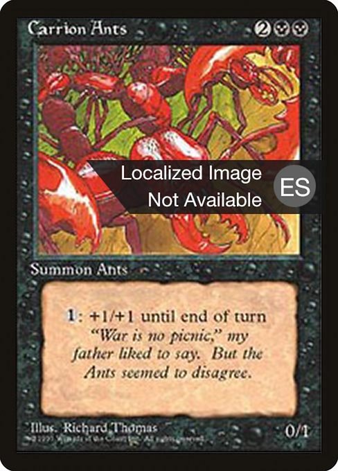Carrion Ants - Fourth Edition Foreign Black Border Uncommon Card