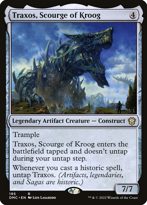 Traxos, Scourge of Kroog - Dominaria United Commander Rare Card