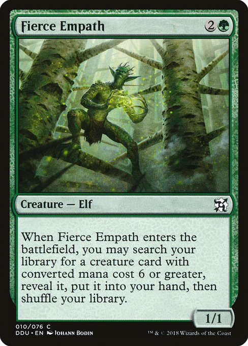 Fierce Empath - Duel Decks: Elves vs. Inventors Common Card