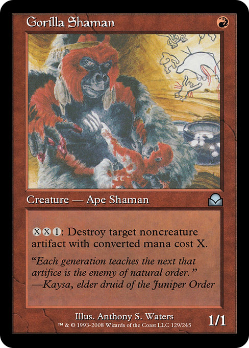 Gorilla Shaman - Masters Edition II Uncommon Card