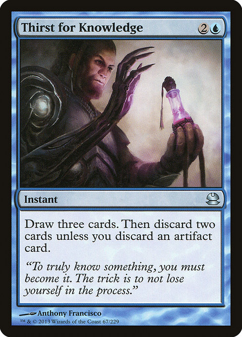 Thirst for Knowledge - Modern Masters Uncommon Card