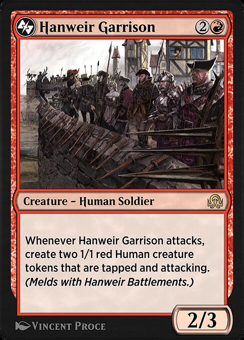 Hanweir Garrison - Shadows over Innistrad Remastered Rare Card