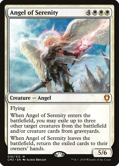 Angel of Serenity - Commander Anthology Volume II Mythic Card