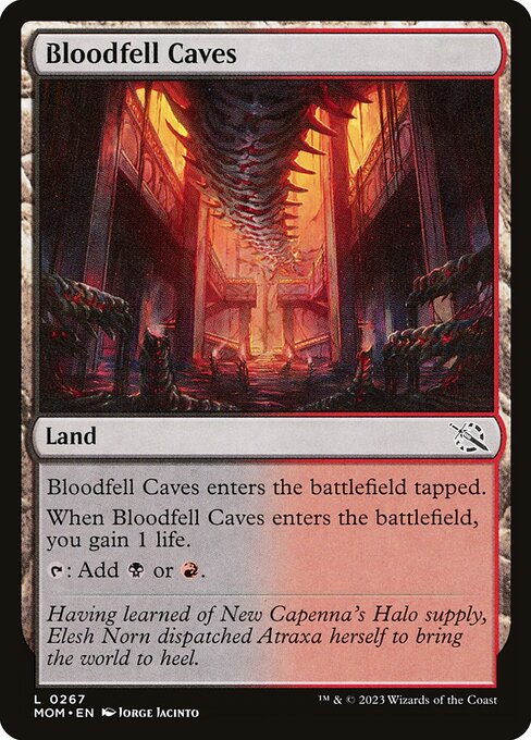 Bloodfell Caves - March of the Machine Common Card