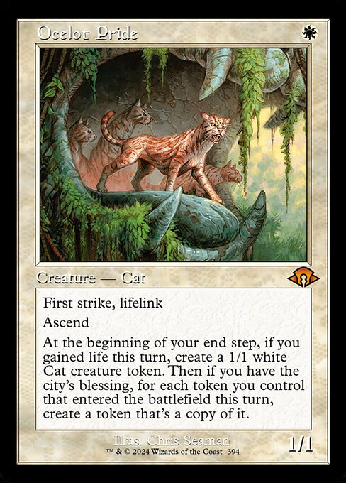 Ocelot Pride - Modern Horizons 3 Mythic Card