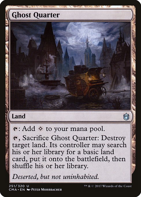 Ghost Quarter - Commander Anthology Uncommon Card
