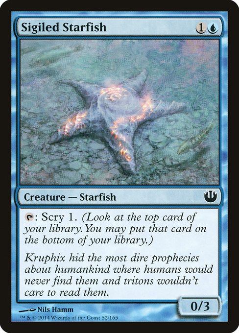 Sigiled Starfish - Journey into Nyx Common Card