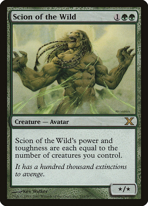 Scion of the Wild - Tenth Edition Rare Card